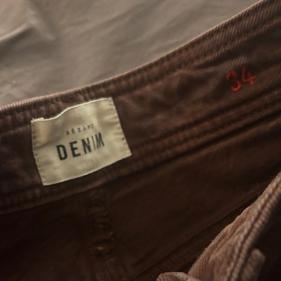 EUC Sézane Le Crop in Brown Size 34/2 - Picture 5 of 6